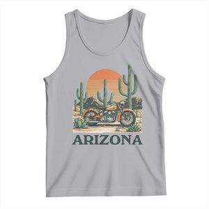 Arizona Motorcycle Tank Top Vintage Desert Highway Rider Gift TS12 Athletic Heather Print Your Wear