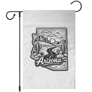 Vintage Arizona Pride Garden Flag Cactus Desert Western Landscape TS12 White Print Your Wear
