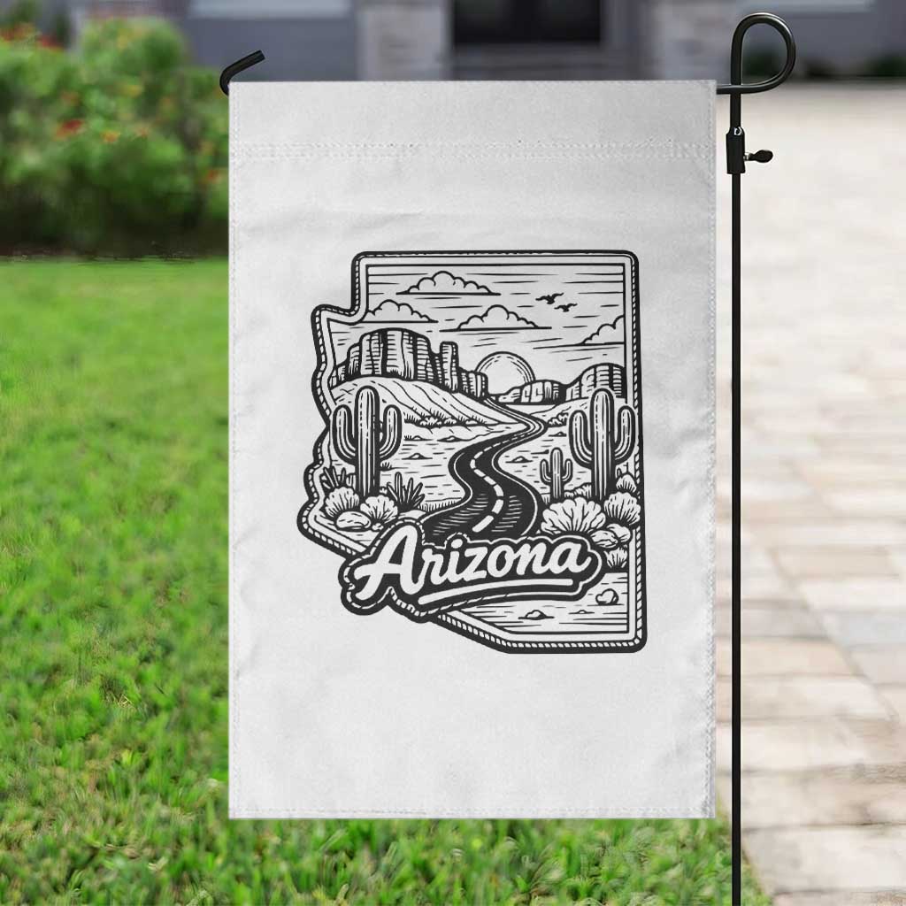Vintage Arizona Pride Garden Flag Cactus Desert Western Landscape TS12 Print Your Wear