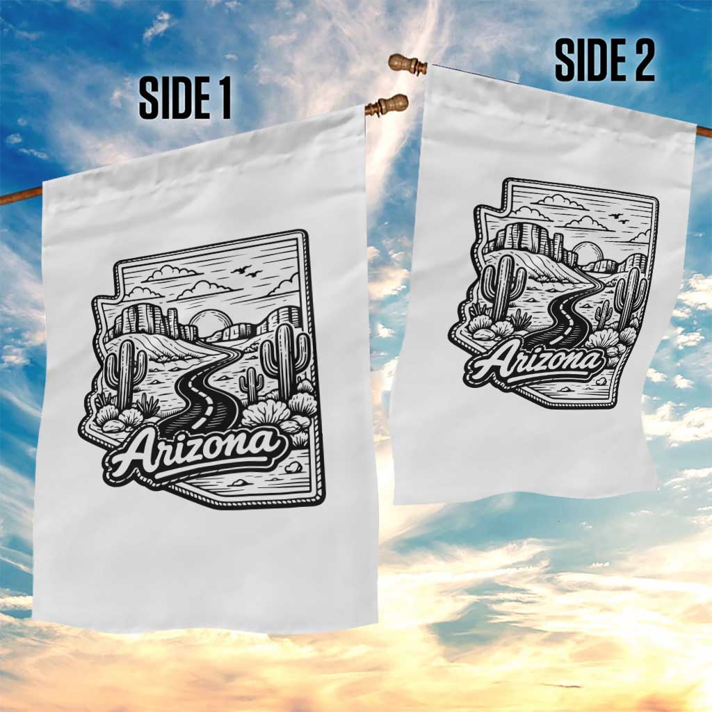 Vintage Arizona Pride Garden Flag Cactus Desert Western Landscape TS12 Print Your Wear