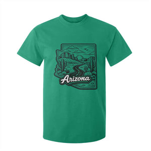 Vintage Arizona Pride T Shirt For Kid Cactus Desert Western Landscape TS12 Irish Green Print Your Wear