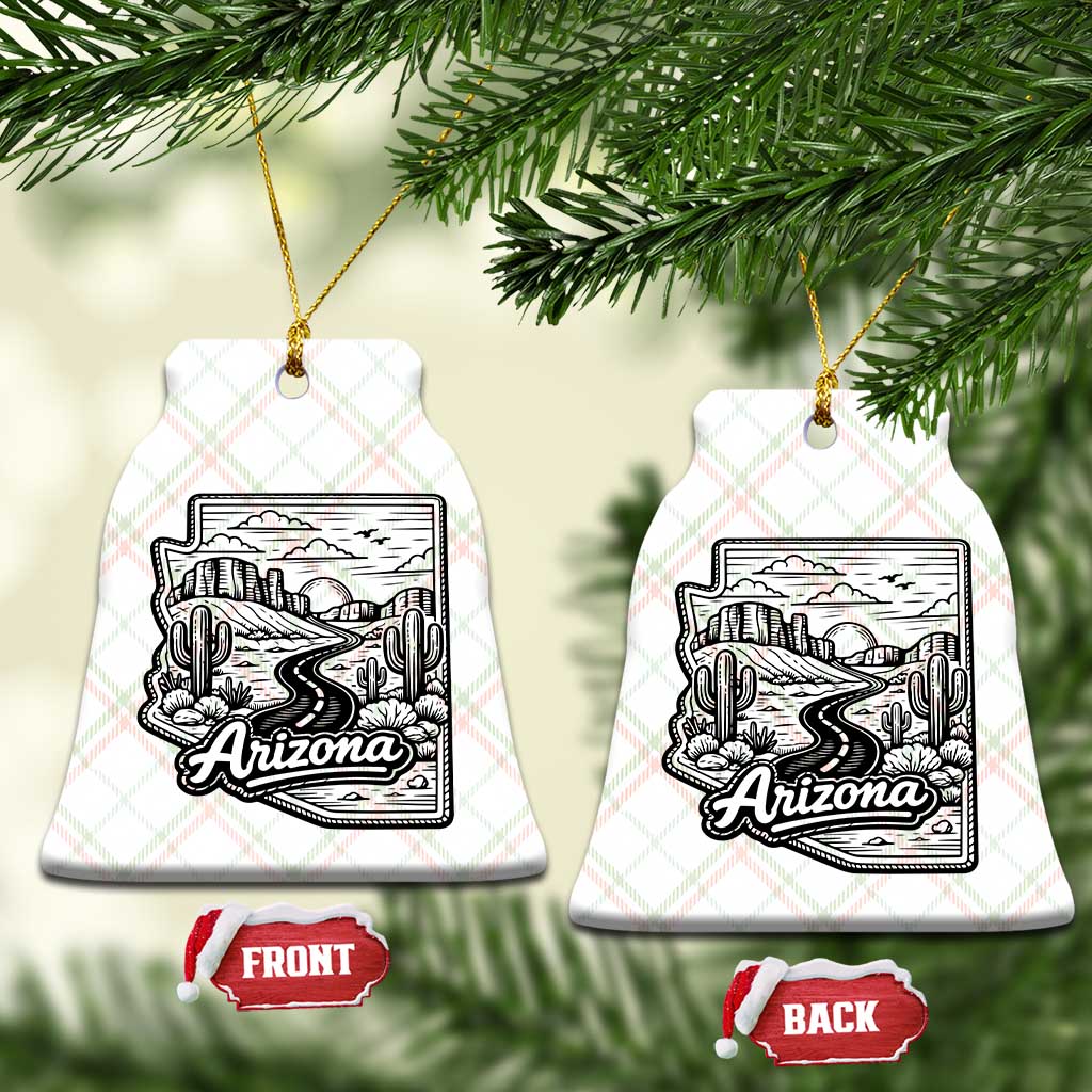Vintage Arizona Pride Ceramic Ornament Cactus Desert Western Landscape TS12 Print Your Wear