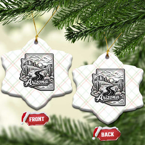 Vintage Arizona Pride Ceramic Ornament Cactus Desert Western Landscape TS12 Print Your Wear
