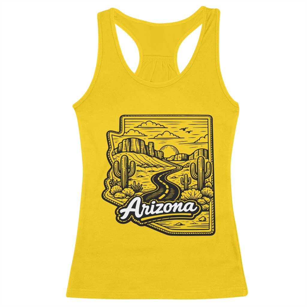 Vintage Arizona Pride Racerback Tank Top Cactus Desert Western Landscape TS12 Daisy Print Your Wear