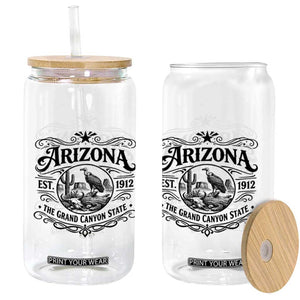Vintage Arizona Cactus Desert Canyon Western 1912 Glass Can TS12 Print Your Wear