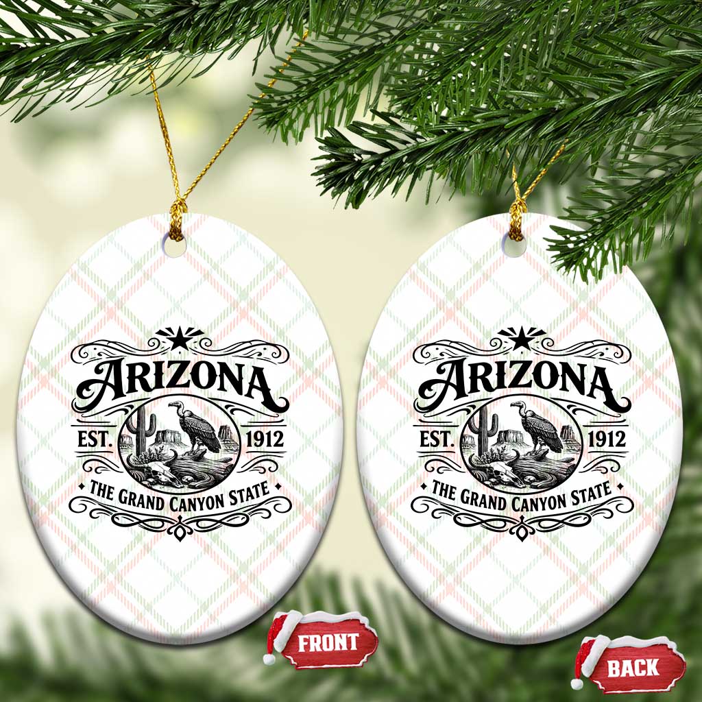Vintage Arizona Cactus Desert Canyon Western 1912 Ceramic Ornament TS12 Print Your Wear
