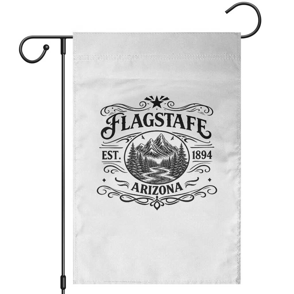 Vintage Flagstaff Landscape Adventure Garden Flag Arizona Gift TS12 White Print Your Wear