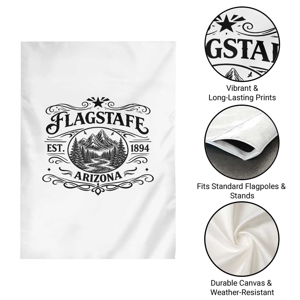 Vintage Flagstaff Landscape Adventure Garden Flag Arizona Gift TS12 Print Your Wear