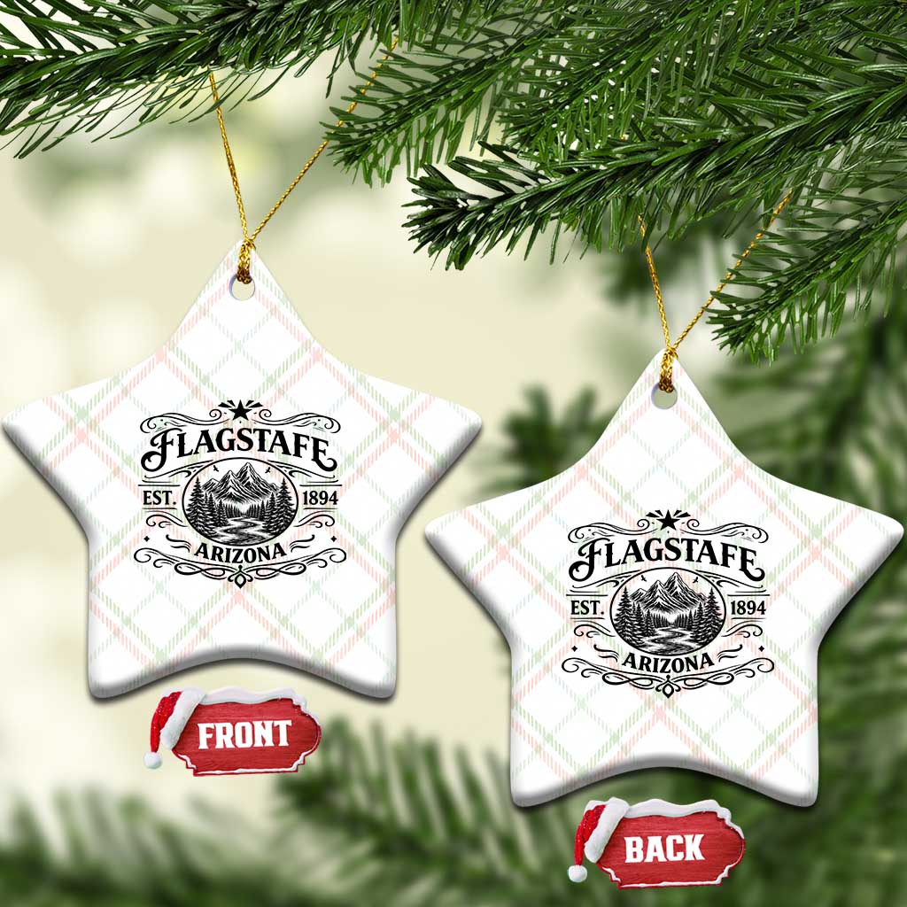 Vintage Flagstaff Landscape Adventure Ceramic Ornament Arizona Gift TS12 Print Your Wear