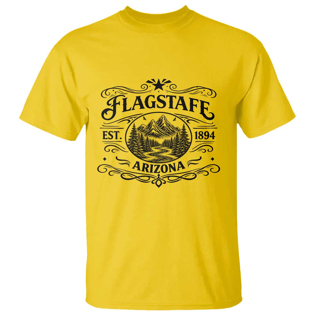 Vintage Flagstaff Landscape Adventure T Shirt Arizona Gift TS12 Daisy Print Your Wear