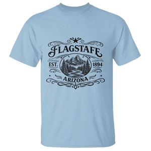 Vintage Flagstaff Landscape Adventure T Shirt Arizona Gift TS12 Light Blue Print Your Wear