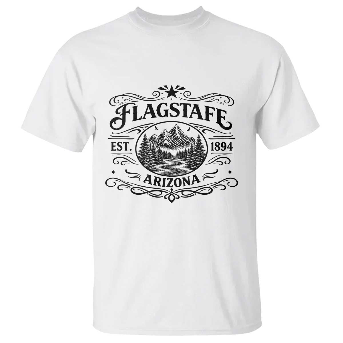 Vintage Flagstaff Landscape Adventure T Shirt Arizona Gift TS12 White Print Your Wear