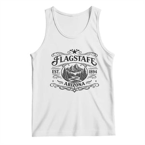 Vintage Flagstaff Landscape Adventure Tank Top Arizona Gift TS12 White Print Your Wear