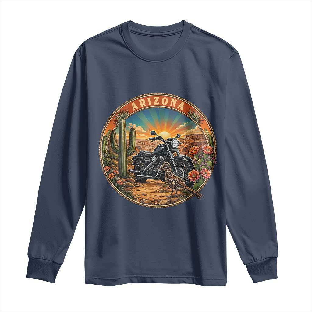 Arizona Pride Long Sleeve Shirt Adventure Scenic Journey Southwest USA TS12 Navy Print Your Wear