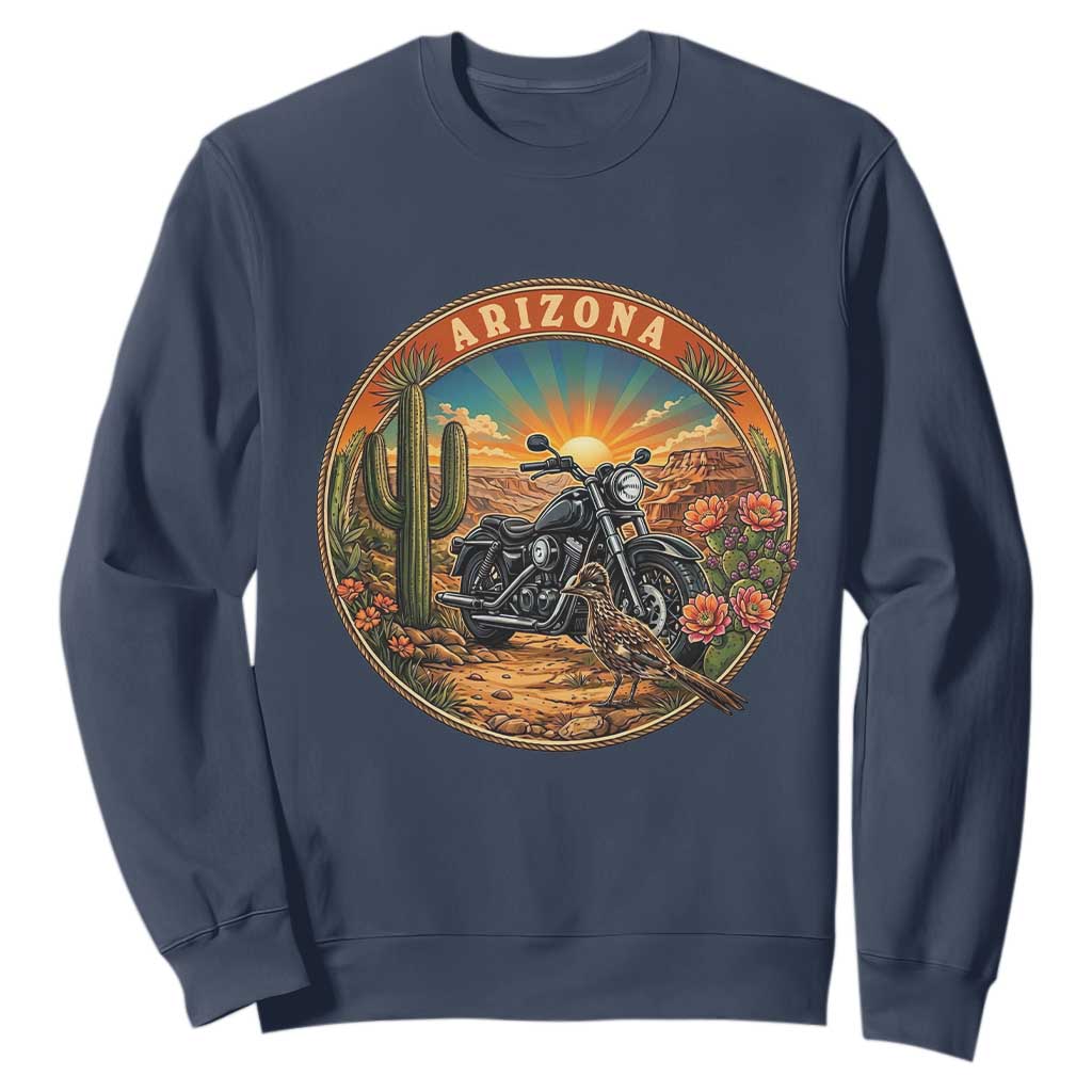 Arizona Pride Sweatshirt Adventure Scenic Journey Southwest USA TS12 Navy Print Your Wear