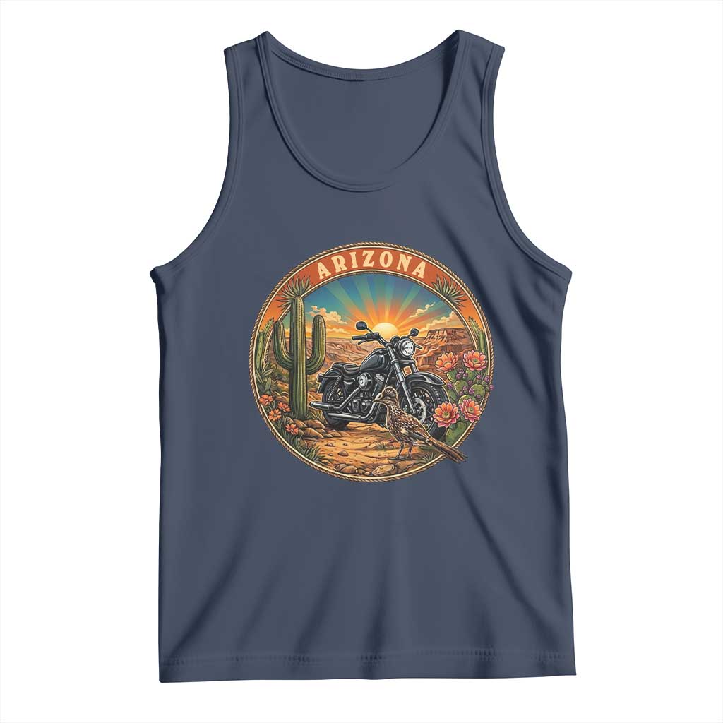 Arizona Pride Tank Top Adventure Scenic Journey Southwest USA TS12 Navy Print Your Wear