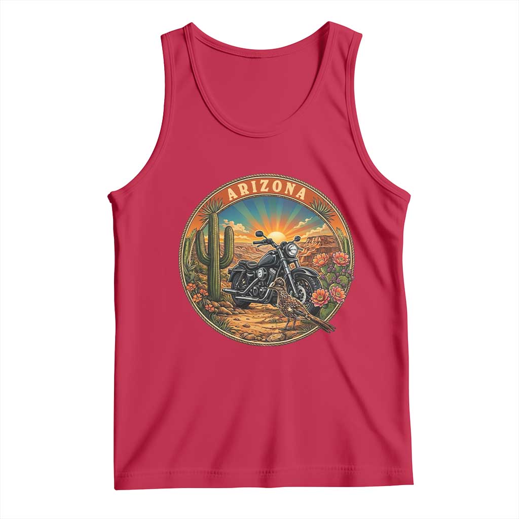 Arizona Pride Tank Top Adventure Scenic Journey Southwest USA TS12 Red Print Your Wear