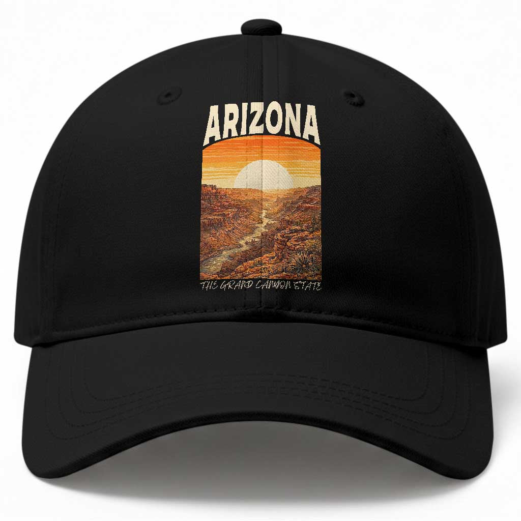 Arizona Souvenir Grand Canyon State Baseball Cap Saguaro Cactus Road Trip TS12 Print Your Wear