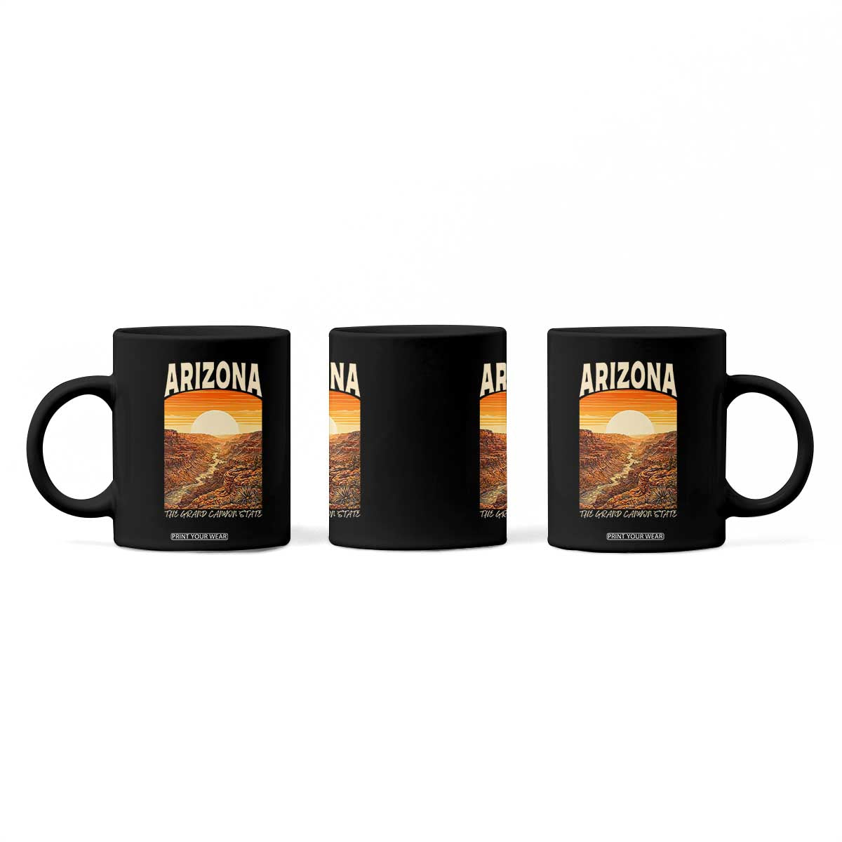 Arizona Souvenir Grand Canyon State Coffee Mug Saguaro Cactus Road Trip TS12 Print Your Wear