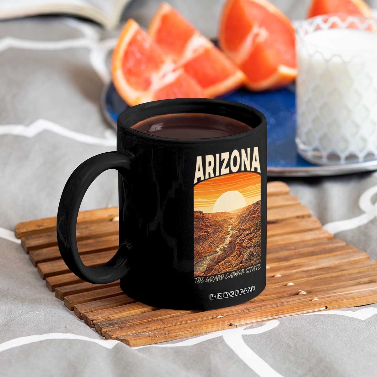Arizona Souvenir Grand Canyon State Coffee Mug Saguaro Cactus Road Trip TS12 Print Your Wear