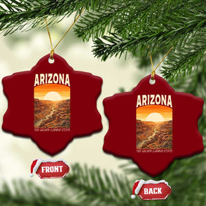 Arizona Souvenir Grand Canyon State Ceramic Ornament Saguaro Cactus Road Trip TS12 Print Your Wear