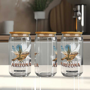 Arizona Desert Wren Bird Glass Can Cactus Landscape Rustic Western TS12 Print Your Wear