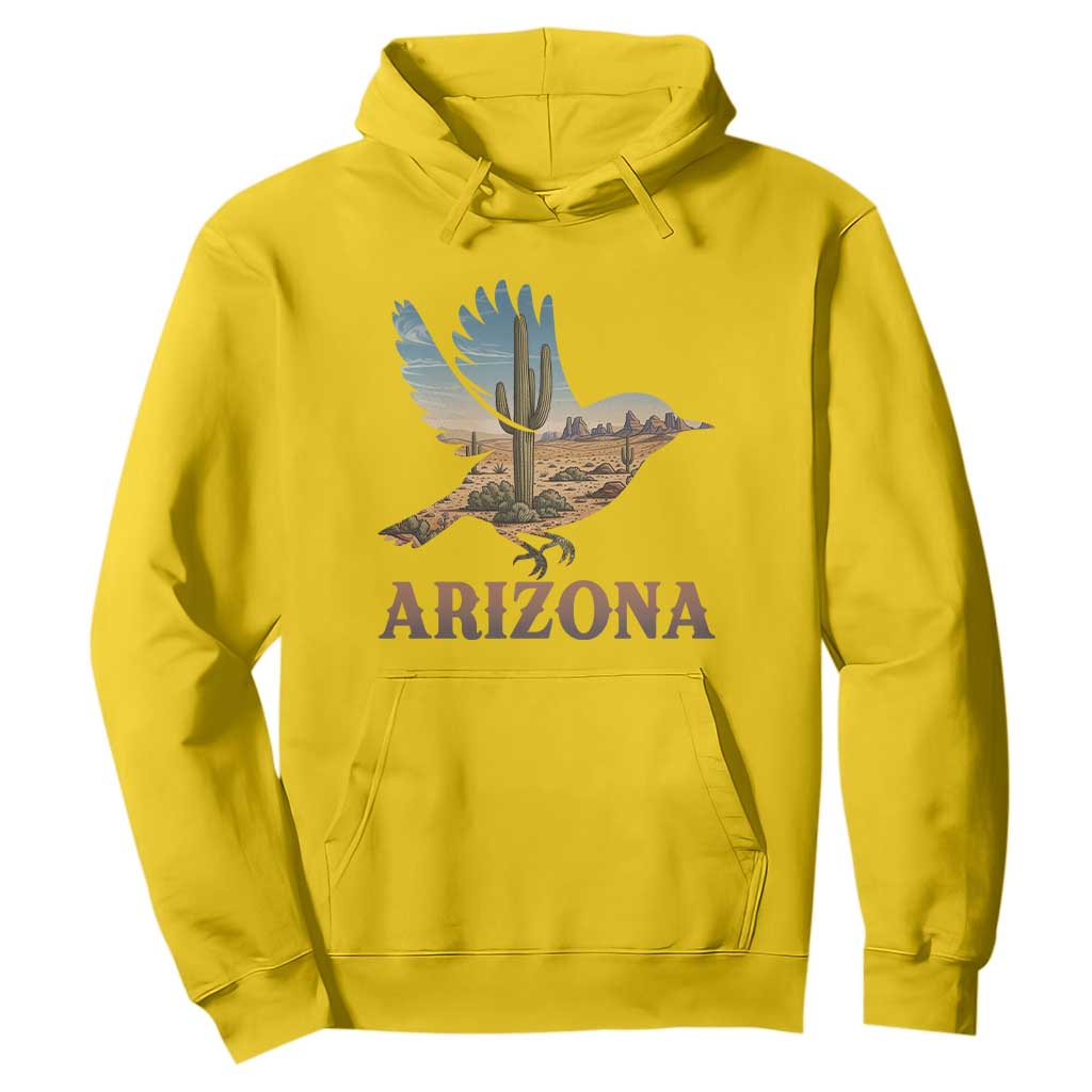 Arizona Desert Wren Bird Hoodie Cactus Landscape Rustic Western TS12 Daisy Print Your Wear
