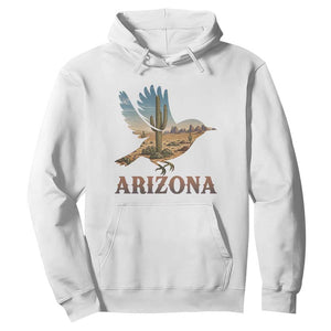 Arizona Desert Wren Bird Hoodie Cactus Landscape Rustic Western TS12 White Print Your Wear