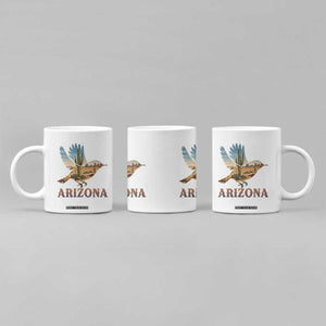 Arizona Desert Wren Bird Coffee Mug Cactus Landscape Rustic Western TS12 Print Your Wear