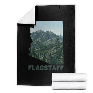 San Francisco Peaks Flagstaff Arizona Throw Blanket Vintage Mountain Landscape Gift TS12 Black Print Your Wear