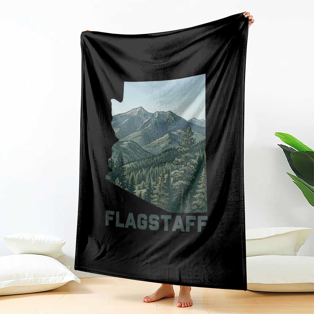 San Francisco Peaks Flagstaff Arizona Throw Blanket Vintage Mountain Landscape Gift TS12 Print Your Wear