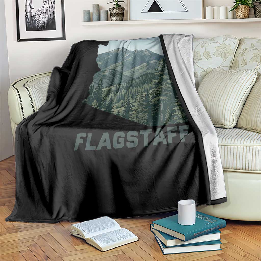 San Francisco Peaks Flagstaff Arizona Throw Blanket Vintage Mountain Landscape Gift TS12 Print Your Wear