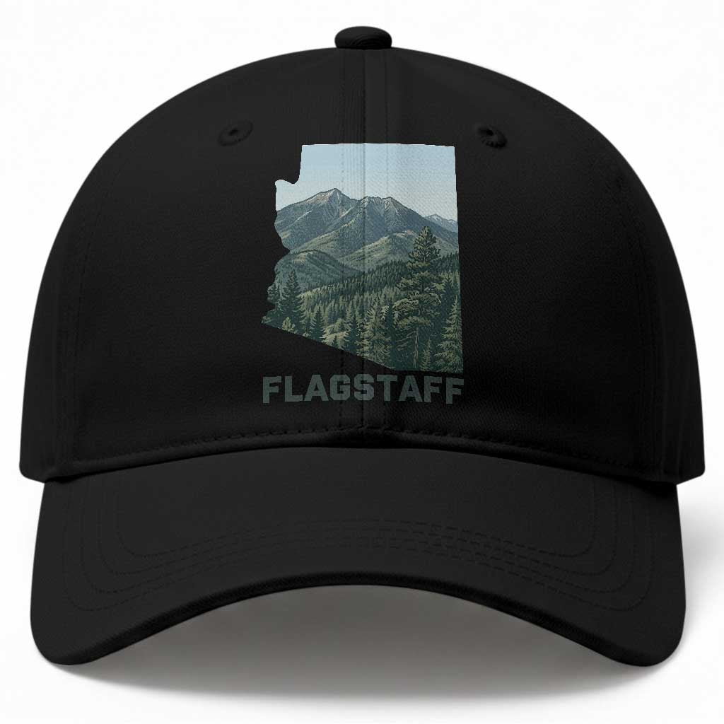 San Francisco Peaks Flagstaff Arizona Baseball Cap Vintage Mountain Landscape Gift TS12 Print Your Wear