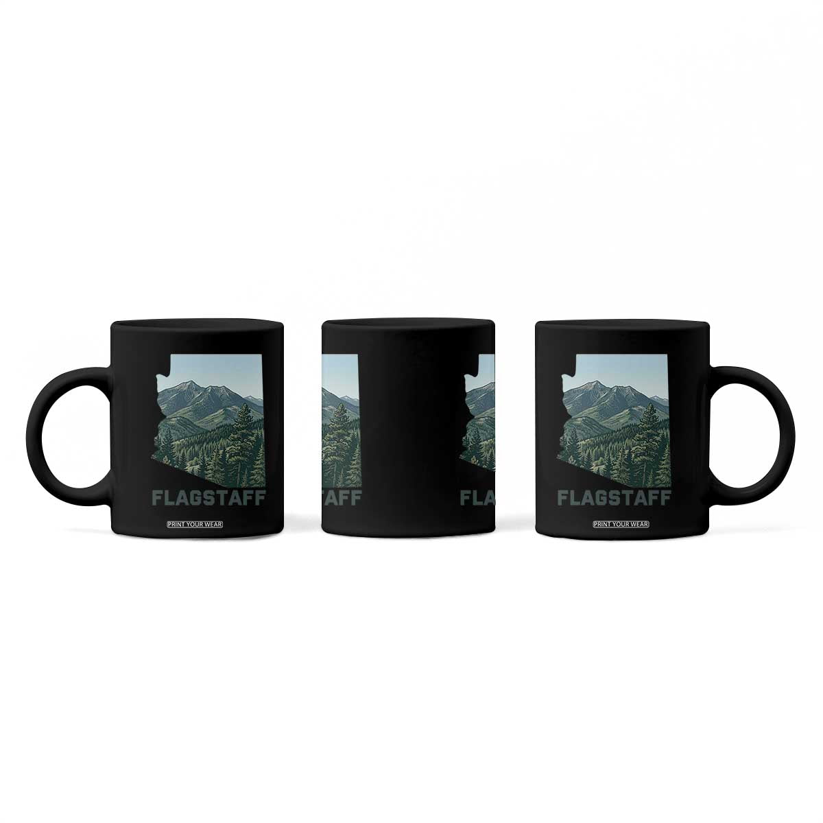 San Francisco Peaks Flagstaff Arizona Coffee Mug Vintage Mountain Landscape Gift TS12 Print Your Wear