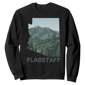 San Francisco Peaks Flagstaff Arizona Sweatshirt Vintage Mountain Landscape Gift TS12 Black Print Your Wear