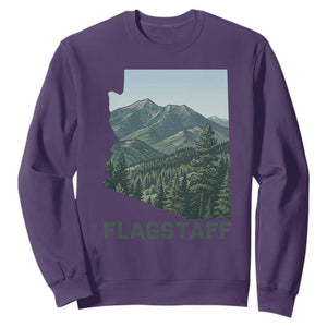 San Francisco Peaks Flagstaff Arizona Sweatshirt Vintage Mountain Landscape Gift TS12 Purple Print Your Wear