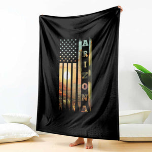 Patriotic Arizona State Flag Throw Blanket Southwest Landscape Gift TS12 Print Your Wear
