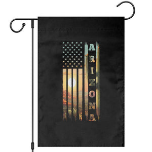 Patriotic Arizona State Flag Garden Flag Southwest Landscape Gift TS12 Black Print Your Wear