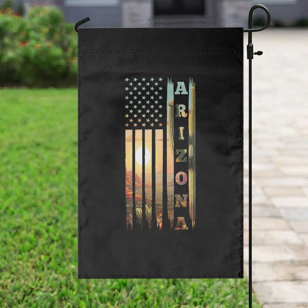 Patriotic Arizona State Flag Garden Flag Southwest Landscape Gift TS12 Print Your Wear