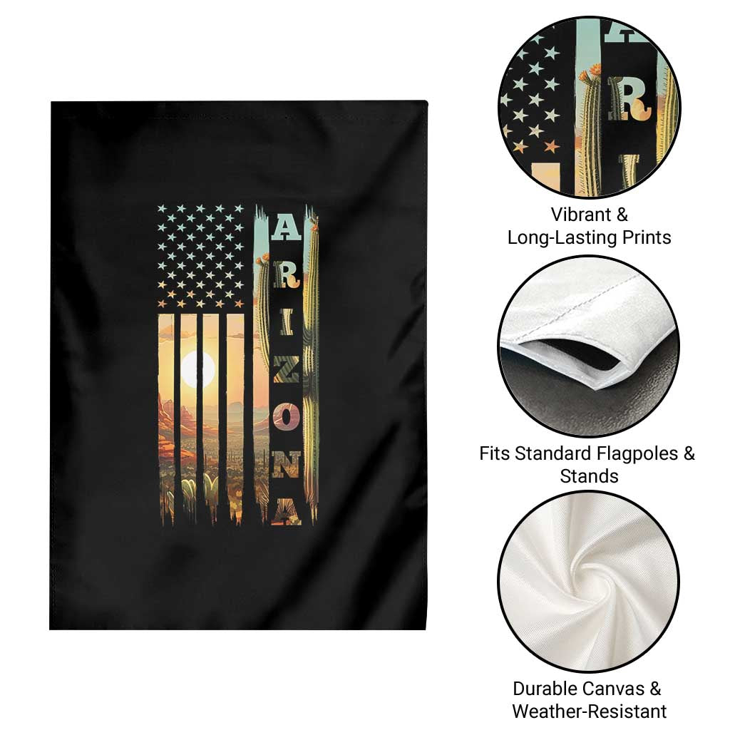 Patriotic Arizona State Flag Garden Flag Southwest Landscape Gift TS12 Print Your Wear