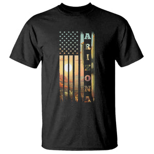 Patriotic Arizona State Flag T Shirt Southwest Landscape Gift TS12 Black Print Your Wear