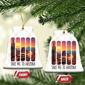 Arizona Desert Cactus Western Adventure Ceramic Ornament Take Me To AZ TS12 Print Your Wear