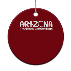 Arizona State Pride Ceramic Ornament The Grand Canyon State Souvenir TS12 1pc Red Print Your Wear