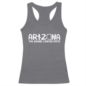 Arizona State Pride Racerback Tank Top The Grand Canyon State Souvenir TS12 Charcoal Print Your Wear