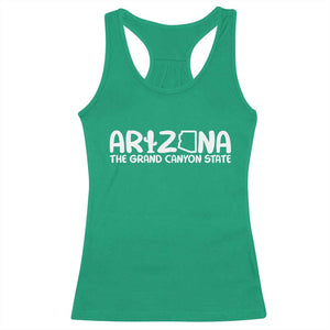 Arizona State Pride Racerback Tank Top The Grand Canyon State Souvenir TS12 Irish Green Print Your Wear