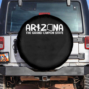 Arizona State Pride Spare Tire Cover The Grand Canyon State Souvenir TS12 No hole Black Print Your Wear