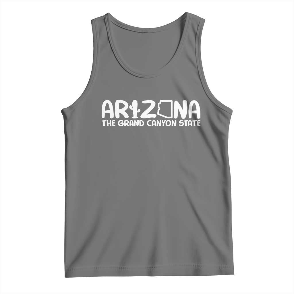 Arizona State Pride Tank Top The Grand Canyon State Souvenir TS12 Black Heather Print Your Wear