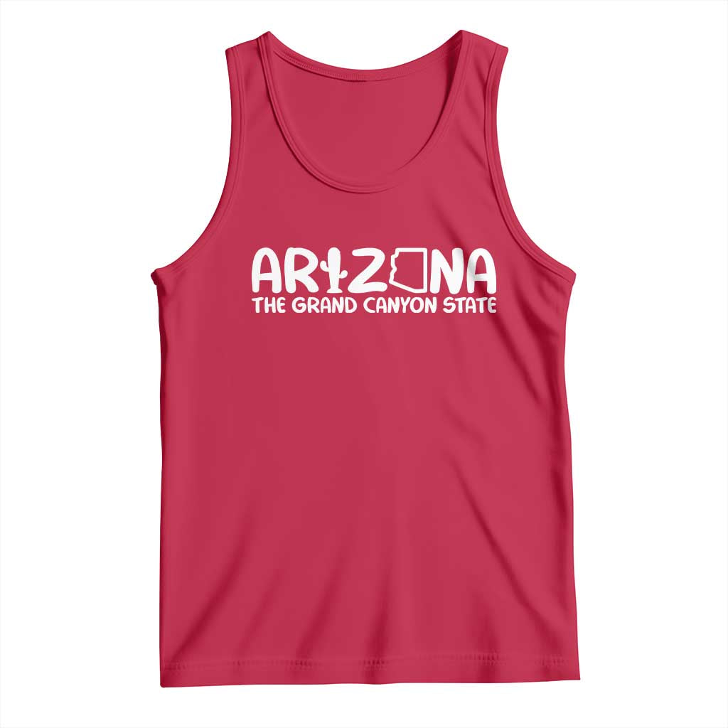Arizona State Pride Tank Top The Grand Canyon State Souvenir TS12 Red Print Your Wear