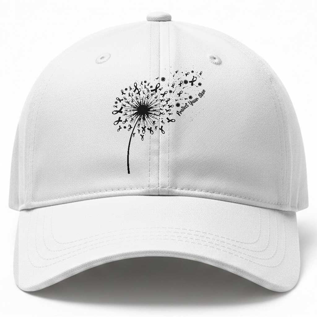 Protect Your Skin Baseball Cap Melanoma Awareness Dandelion Gift TS12 Print Your Wear