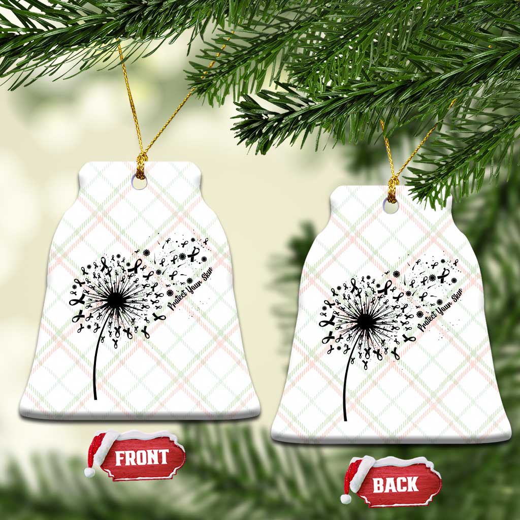 Protect Your Skin Ceramic Ornament Melanoma Awareness Dandelion Gift TS12 Print Your Wear
